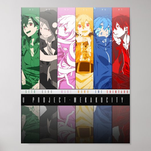 Mekakucity Actors Poster (Voorkant)