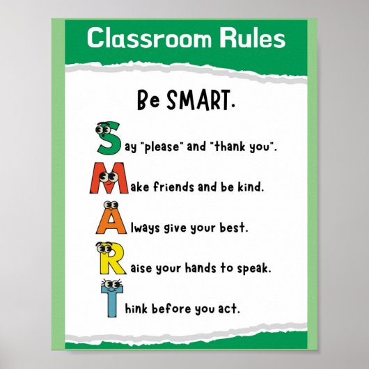 MEKIMI - Creative Classroom-regels Poster (Voorkant)