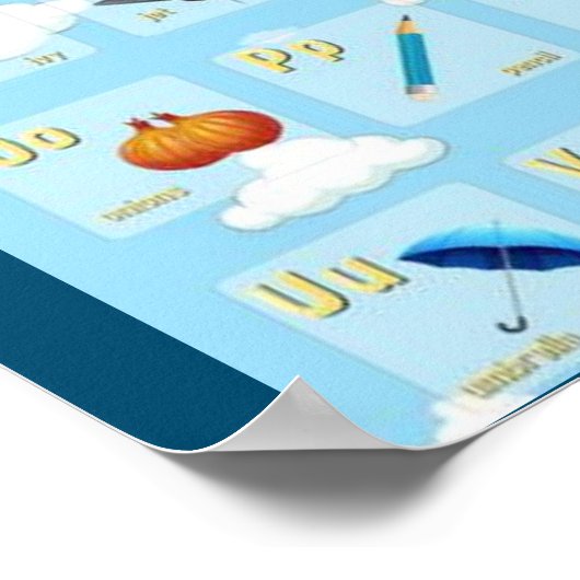 MEKIMI - Poster ontwerp voor Engelse alfabetten (Hoek)