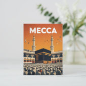 Mekka Hajj Bedevaart Islamitische Briefkaart (Staand voorkant)