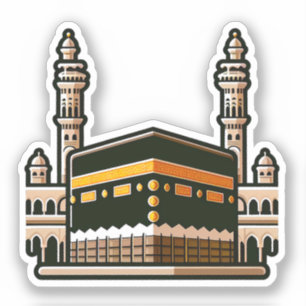 Mekka Kaaba Moslimkunst Sticker