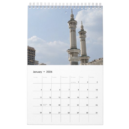 Mekka Kalender (Jan 2026)