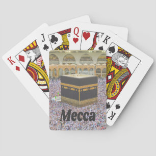 Mekka Saoedi-Arabië Islam heiligste stad, Kaaba Pokerkaarten
