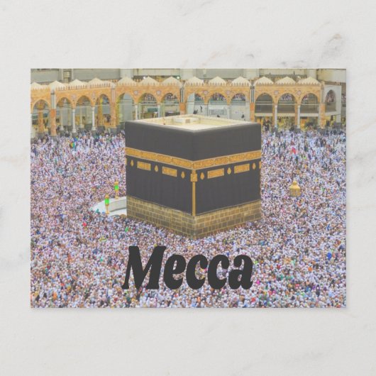 Mekka Saudi-Arabië De heiligste stad van de islam, Briefkaart (Voorkant)