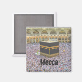Mekka Saudi-Arabië De heiligste stad van de islam, Magneet (Voorkant / Achterkant)