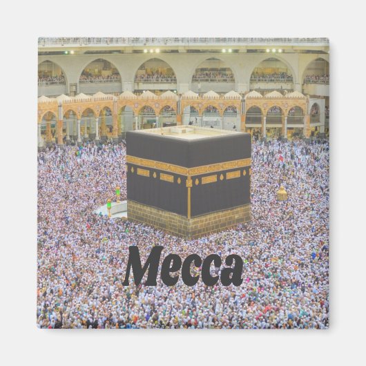 Mekka Saudi-Arabië De heiligste stad van de islam, Magneet (Voorkant)