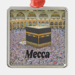 Mekka Saudi-Arabië De heiligste stad van de islam, Metalen Ornament