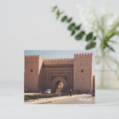 Meknes - Marokko Briefkaart (Staand voorkant)