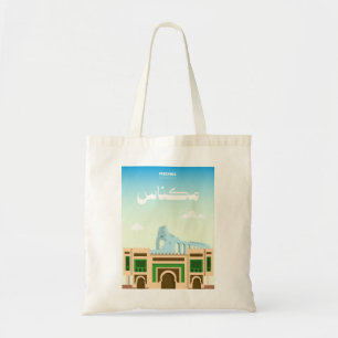 Meknes Marokko Tote – Artistieke Stadillustratie Bag