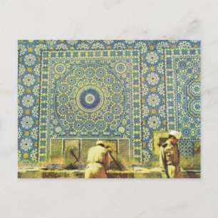 Meknes, moslimwasstraat briefkaart