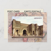 Meknes, Noord-Marokko Briefkaart (Voorkant / Achterkant)