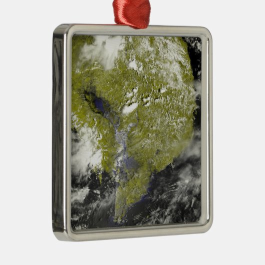 Mekong Delta en de Tonle Sap Metalen Ornament (Rechts)