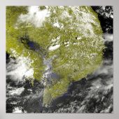 Mekong Delta en de Tonle Sap Poster (Voorkant)