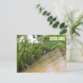 Mekong Delta rivier in Vietnam Briefkaart (Staand voorkant)
