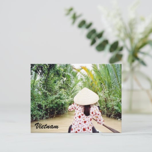 mekong ride briefkaart (Staand voorkant)