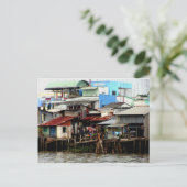 Mekong River Houses Briefkaart (Staand voorkant)