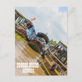 Mekong River in Vietnam Briefkaart