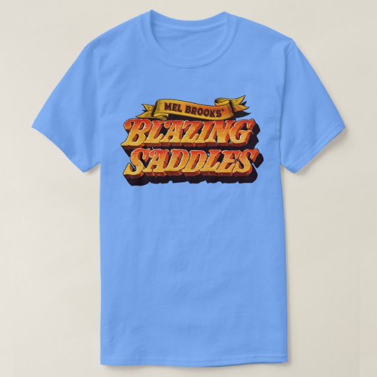 Mel Brooks Blazing Saddles T-shirt (Design voorkant)