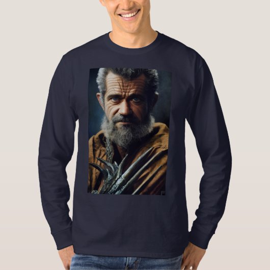 Mel gibson met giger t-shirt (Voorkant)