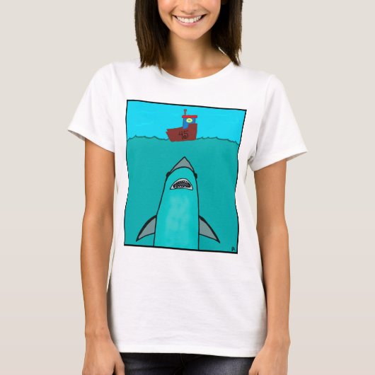 Mel het Shark Tshirt (Voorkant)