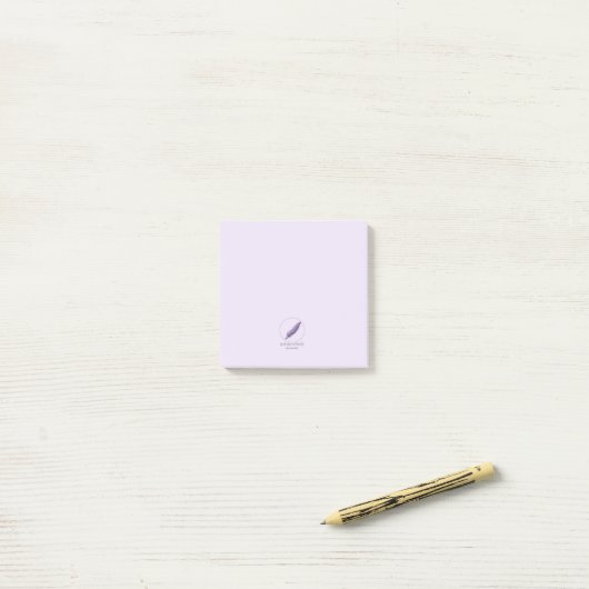 Mel Mae Schmidt Stationery Logo Post-it® Notes (Op bureau)