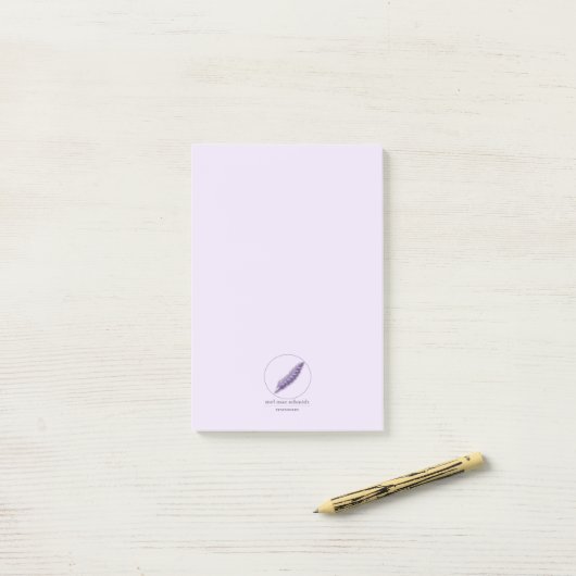 Mel Mae Schmidt Stationery Logo Post-it® Notes (Op bureau)