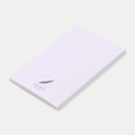 Mel Mae Schmidt Stationery Logo Post-it® Notes (Schuin)