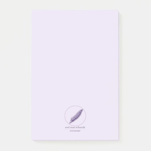 Mel Mae Schmidt Stationery Logo Post-it® Notes (Voorkant)