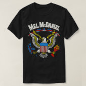 Mel McDaniel Classic Country Music Legend TShirt (Design voorkant)
