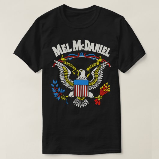 Mel McDaniel Classic Country Music Legend TShirt (Design voorkant)
