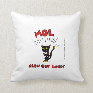 Mel "MOL: BEKIJK DE LOUD-piloot Kussen