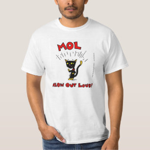Mel MOL: MEOW LOUD! Mannen waarde T-shirt