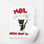 Mel "MOL: MEOW OUT LOUD" Mousepad Muismat (Met muis)