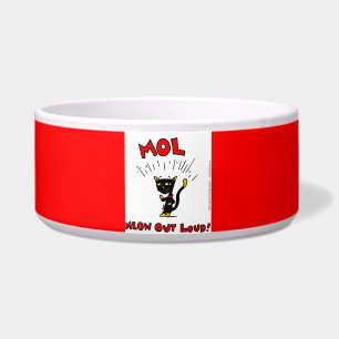Mel "MOL: MEOW OUT LOUD" Pet Bowl Voerbakje