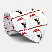 Mel "MOL: MEOW OUT LOUD"-Stropdas Stropdas (Opgerold)