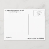Mel "NINJA CAT"-Briefkaart Briefkaart (Achterkant)