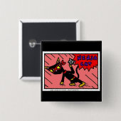 Mel NINJA Cat Button (Voorkant /achterkant)