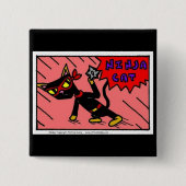 Mel NINJA Cat Button (Voorkant)