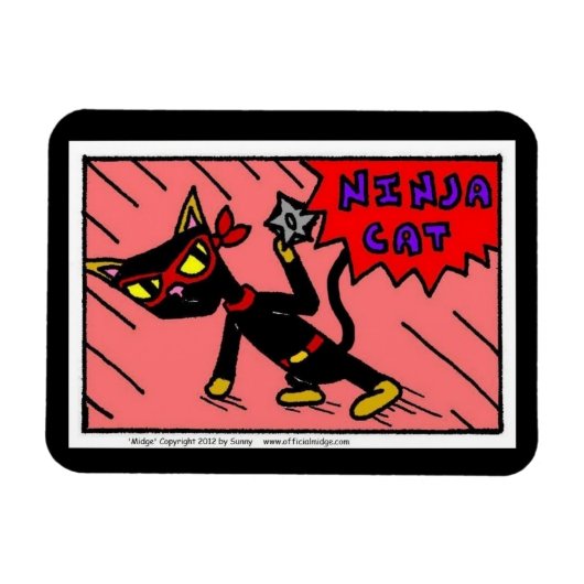 Mel NINJA CAT Flexibele magneet (Horizontaal)
