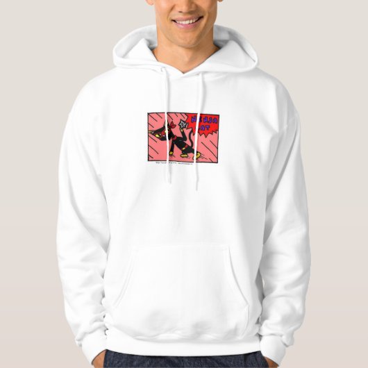 Mel NINJA CAT Mannen overtrokken sweatshirt (Voorkant)