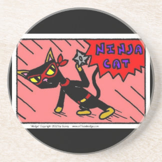 Mel NINJA CAT-Onderzetter Zandsteen Onderzetter