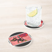 Mel NINJA CAT-Onderzetter Zandsteen Onderzetter (Zijkant)