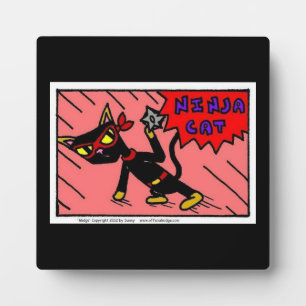Mel NINJA CAT Plaque Fotoplaat