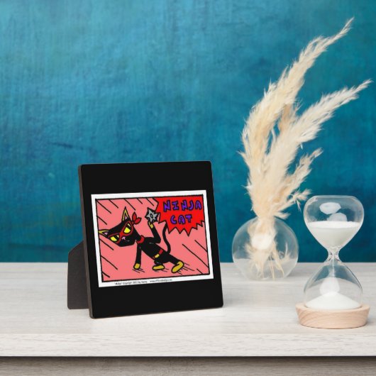 Mel NINJA CAT Plaque Fotoplaat (Insitu)
