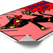 Mel NINJA CAT Print (Hoek)