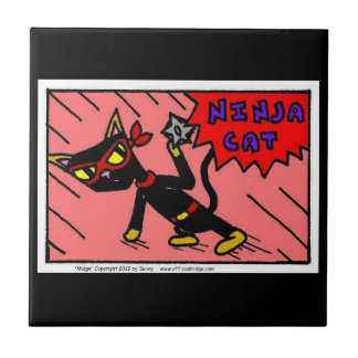 Mel NINJA CAT-Tegel Tegeltje