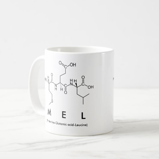 Mel peptide name mok (Voorkant links)