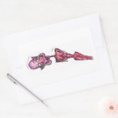 mel rechthoekige sticker (Envelop)