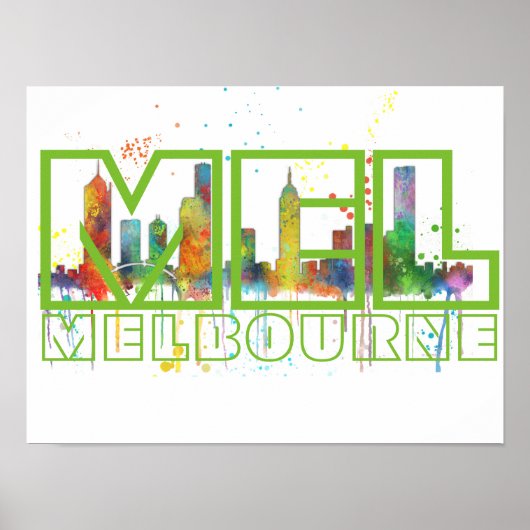 MEL - VICTORIA - Poster (Voorkant)