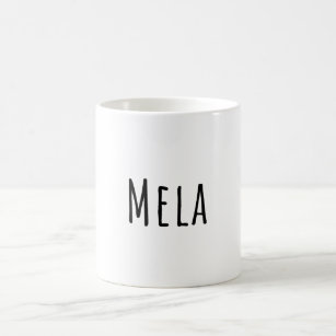 Mela (me-la) - Oké/Zeker   Zwart Koffiemok